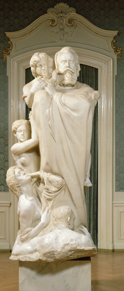 Dedication to Brahms, 1909 by Max Klinger